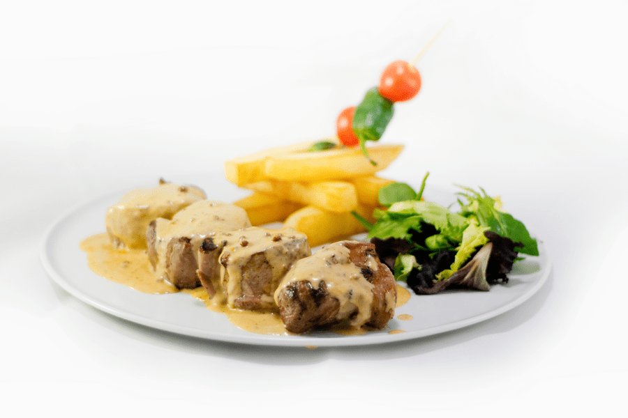 Medallones solomillo pimienta