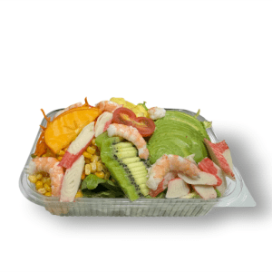 Ensalda de aguacate y gambas