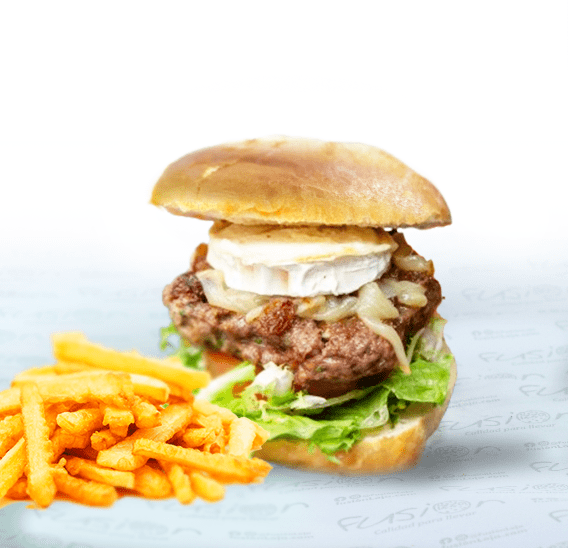 burger vaca rulo cabra fusión