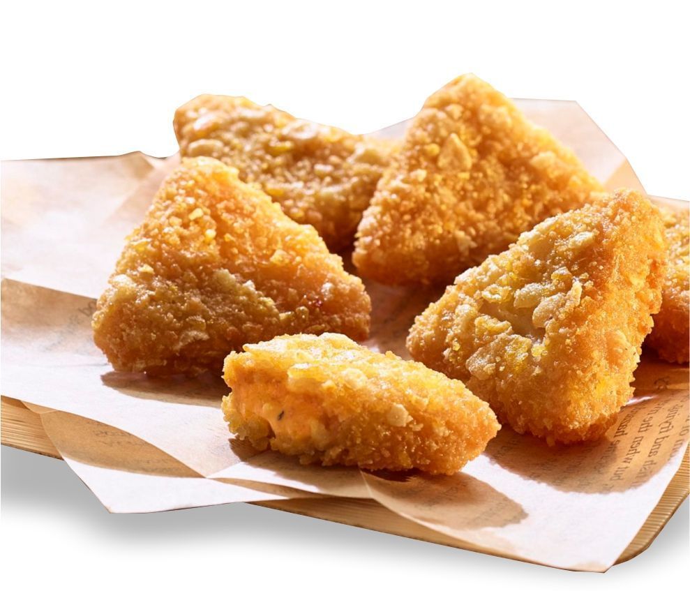 Nachos rellenos de cheddar Fusión Nachos rellenos de cheddar Fusión