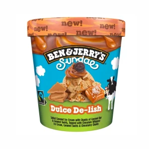 Tarrina Ben and Jerry’s sundae dulce de lish
