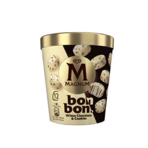 Tarrina Magnum BON BON  white chocolate & cookies
